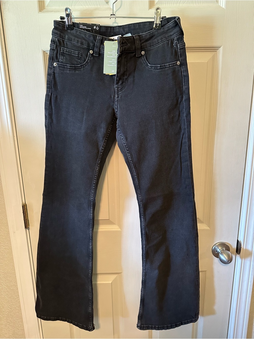 H&M Black Flare Jeans - Classic Wide Leg